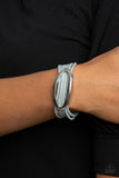 Paparazzi Bracelet - Corded Couture - Silver