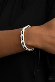 Paparazzi Urban Bracelet - Wanderlust Vibes - White