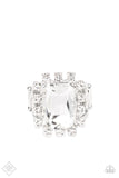 Paparazzi Ring - Galactic Glamour - White