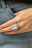Paparazzi Ring - Galactic Glamour - White