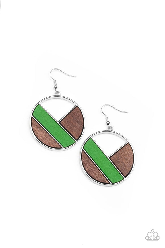 Paparazzi Earring - Don't Be MODest - Green