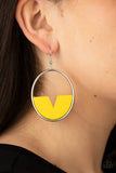 Paparazzi Earring - Island Breeze - Yellow