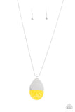 Paparazzi Necklace - Rainbow Shores - Yellow