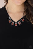 Paparazzi Necklace - Majestically Mystic - Brown