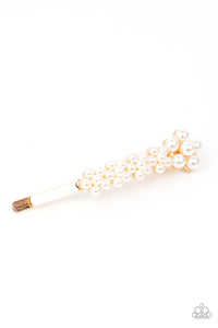 Paparazzi Hair Accessories - Pearl Patrol - Gold