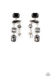 Paparazzi Earring - Hazard Pay - Silver