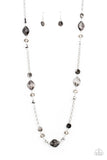 Paparazzi Necklace - Light-Scattering Luminosity - Black