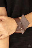 Paparazzi Urban Bracelet - PIECE Offering - Brown