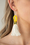 Paparazzi Earring - The Dustup - Yellow