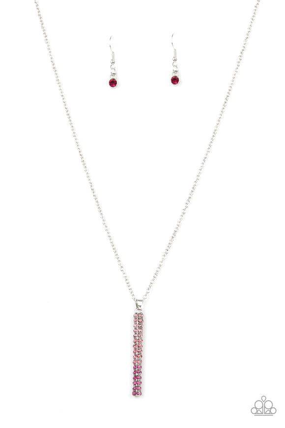 Paparazzi Necklace - Tower Of Transcendence - Pink