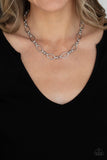 Paparazzi Necklace - Defined Drama - Silver