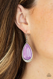 Paparazzi Earring - A World To SEER - Purple