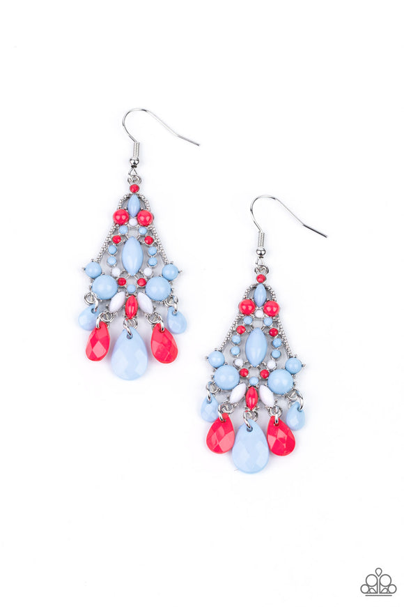 Paparazzi Earring - STAYCATION Home - Multi