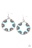 Paparazzi Earring - Off The Rim - Blue