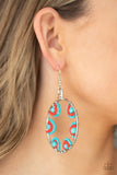 Paparazzi Earring - Off The Rim - Blue