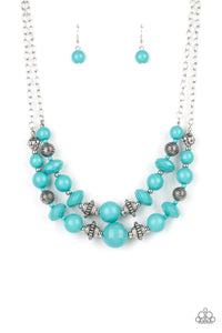 Paparazzi Necklace - Upscale Chic - Blue