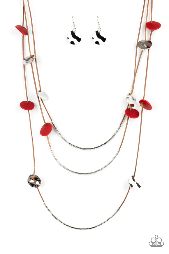 Paparazzi Necklace - Alluring Luxe - Red