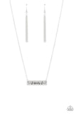 Paparazzi Necklace - Living The Mom Life - Silver