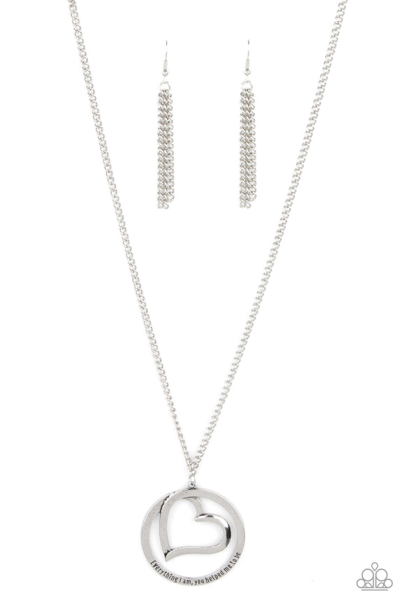 Paparazzi Necklace - Positively Perfect - Silver