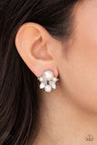 Paparazzi Earring - Royal Reverie - White