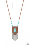 Paparazzi Necklace - Enchantingly Tribal - Blue