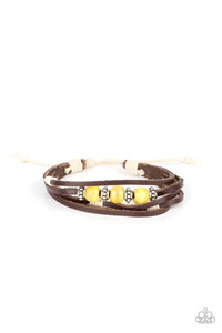 Paparazzi Urban Bracelet - Homespun Radiance - Yellow