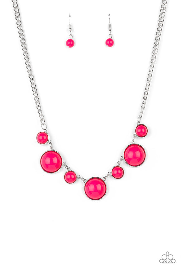 Paparazzi Necklace - Prismatically POP-tastic - Pink