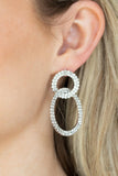 Paparazzi Earring - Intensely Icy - White