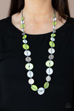 Paparazzi Necklace - Seashore Spa - Green