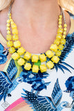 Paparazzi Necklace - Summer Excursion - Yellow