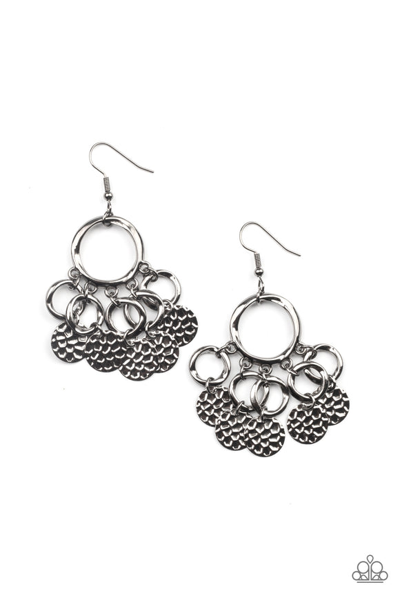 Paparazzi Earring - Partners in CHIME - Black