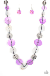 Paparazzi Necklace - Seashore Spa - Purple