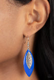 Paparazzi Earring - Venetian Vanity - Blue