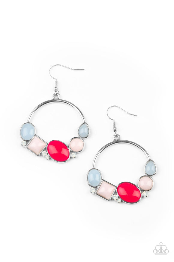 Paparazzi Earrings - Beautifully Bubblicious - Multi