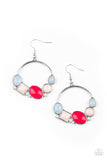 Paparazzi Earrings - Beautifully Bubblicious - Multi