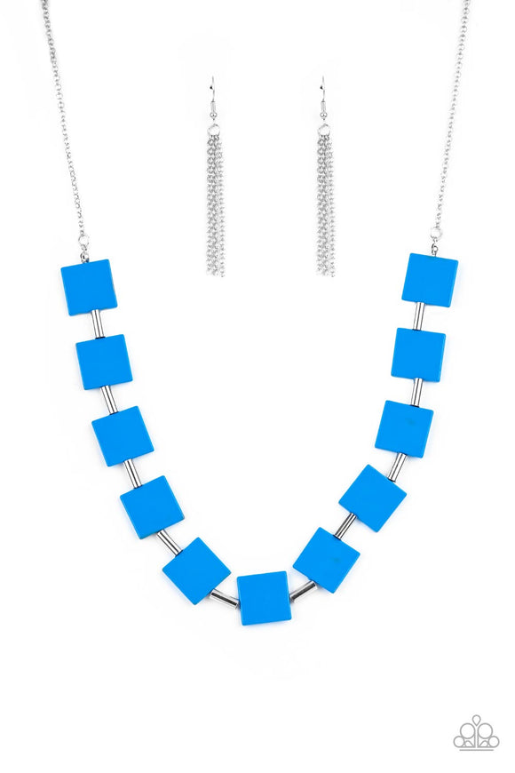 Paparazzi Necklace - Hello, Material Girl - Blue