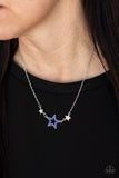 Paparazzi Necklace - United We Sparkle - Blue