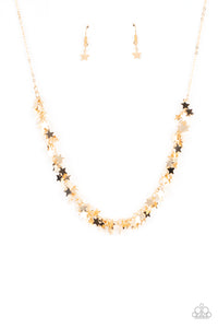 Paparazzi Necklace - Starry Anthem - Gold