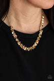 Paparazzi Necklace - Starry Anthem - Gold