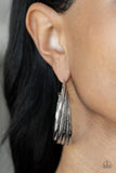 Paparazzi Earring - In Sync - Silver Hoop