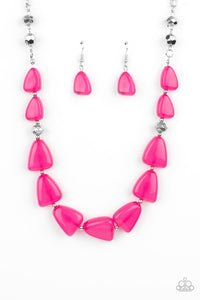 Paparazzi Necklace - Tenaciously Tangy - Pink