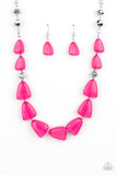 Paparazzi Necklace - Tenaciously Tangy - Pink