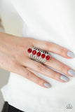 Paparazzi Ring - BLING Your Heart Out - Red LOP