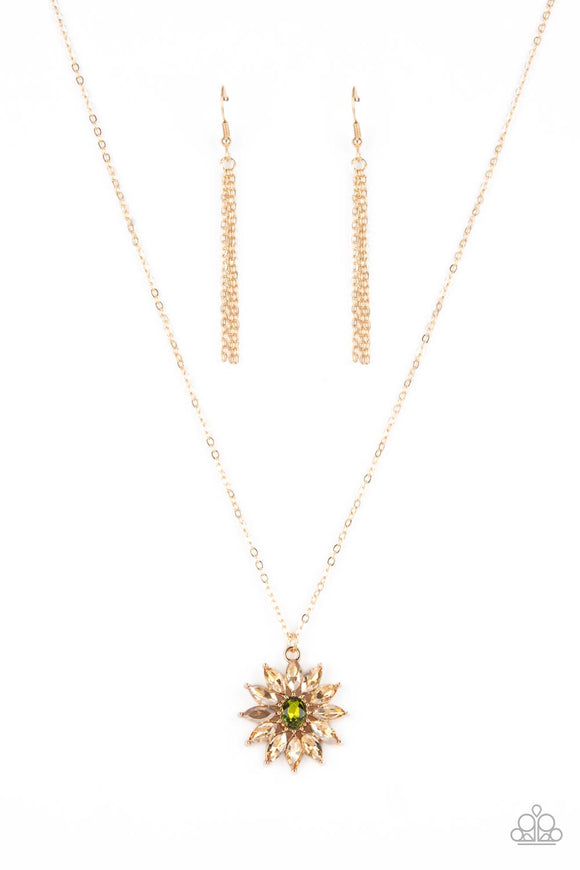 Paparazzi Necklace - Formal Florals - Gold