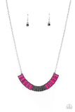 Paparazzi Necklace - Coup de MANE - Pink