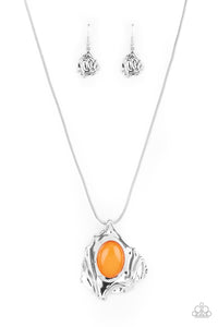 Paparazzi Necklace - Amazon Amulet - Orange