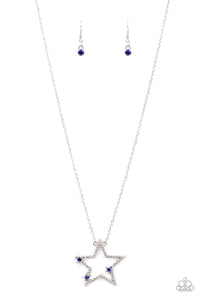 Paparazzi Necklace - I Pledge Allegiance to the Sparkle - Blue