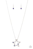 Paparazzi Necklace - I Pledge Allegiance to the Sparkle - Blue