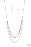 Paparazzi Necklace - Goddess Getaway - Pink