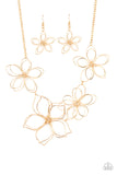 Paparazzi Necklace - Flower Garden Fashionista - Gold